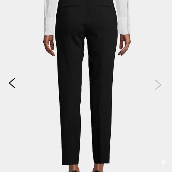 CALVIN KLEIN (12) Solid dress plaid ankle suit pants with large belt loops - Picture 16 of 16